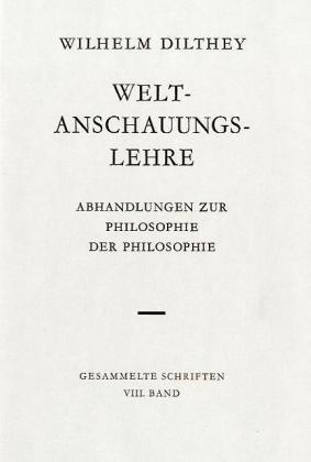 Cover: 9783525303092 | Weltanschauungslehre | Wilhelm Dilthey | Buch | 276 S. | Deutsch