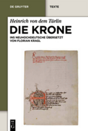 Cover: 9783110205459 | Die Krone | Heinrich von dem Türlin | Buch | 2012 | De Gruyter