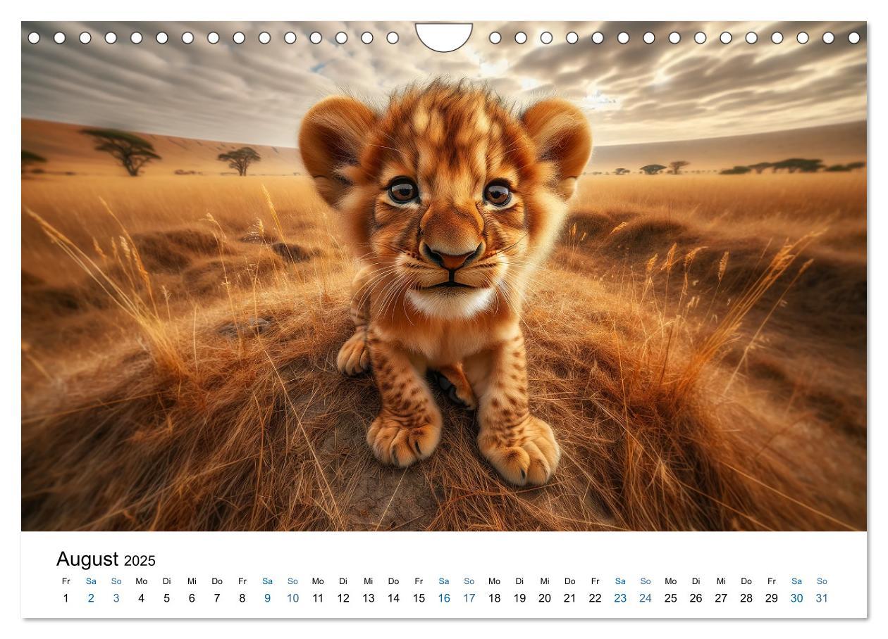 Bild: 9783383766541 | Baby-Tiere (Wandkalender 2025 DIN A4 quer), CALVENDO Monatskalender