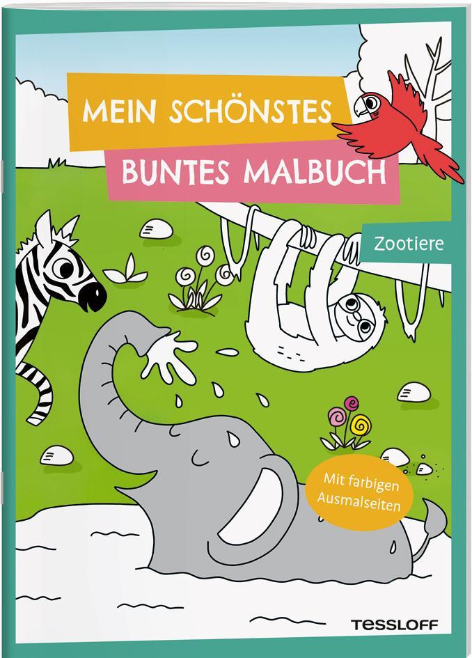 Cover: 9783788645199 | Mein schönstes buntes Malbuch. Zootiere | Broschüre | 32 S. | Deutsch