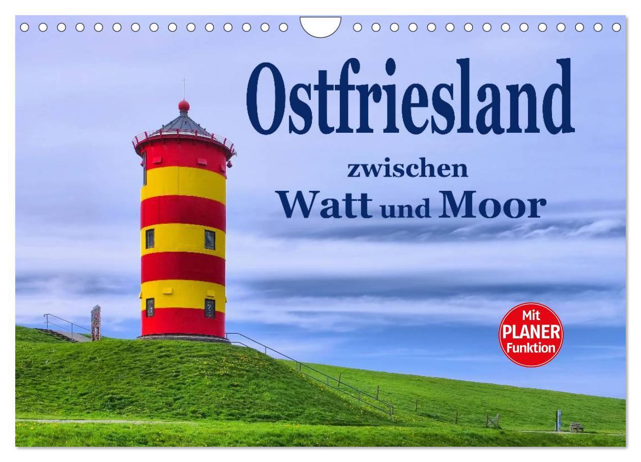 Cover: 9783435544189 | Ostfriesland - zwischen Watt und Moor (Wandkalender 2025 DIN A4...