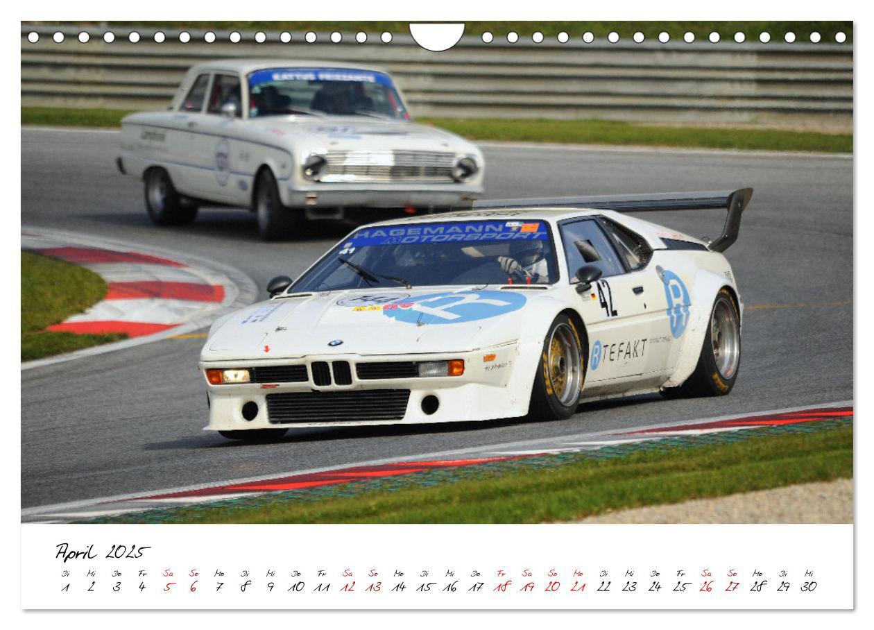 Bild: 9783435011445 | BMW M1 Procar (Wandkalender 2025 DIN A4 quer), CALVENDO Monatskalender