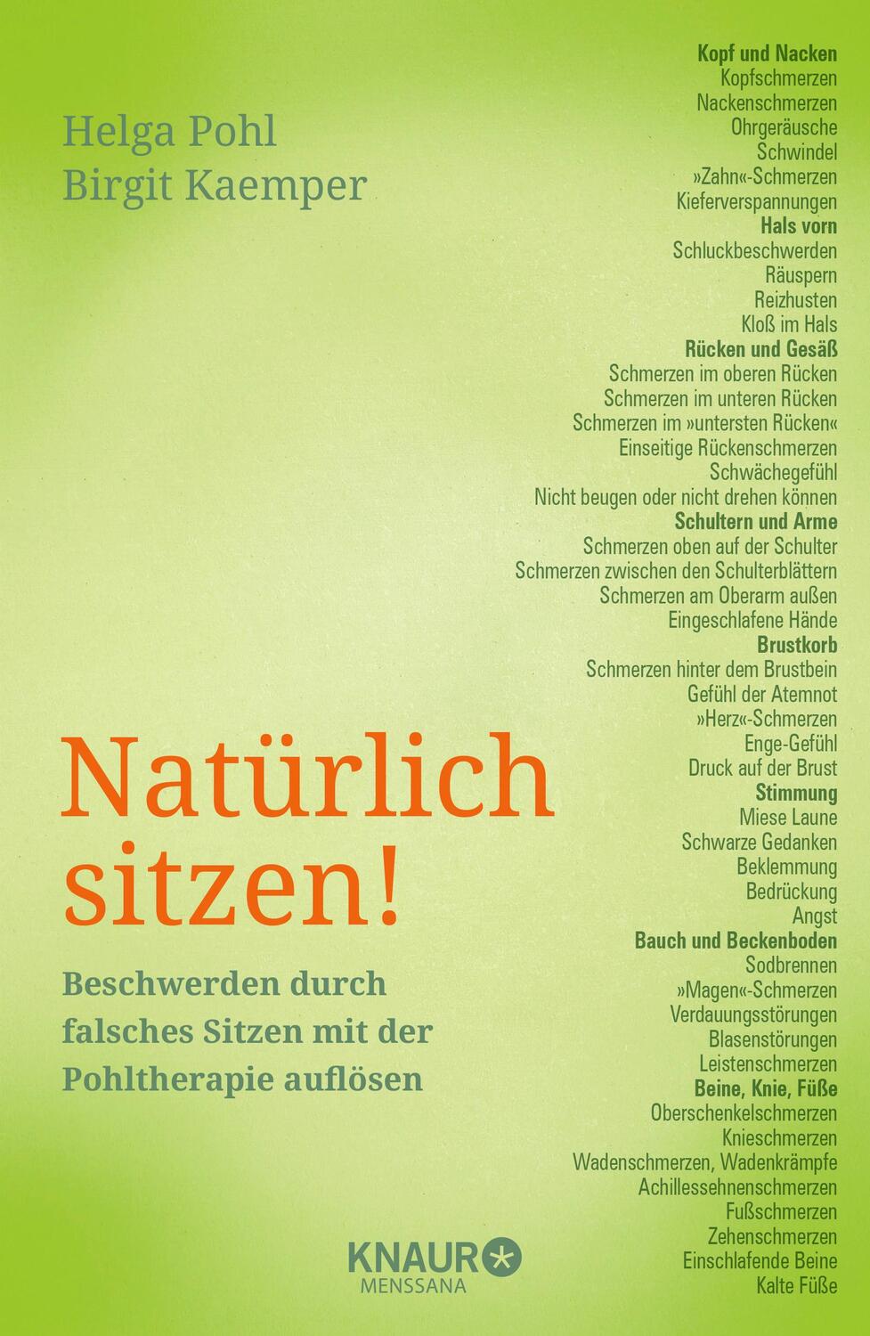 Cover: 9783426659267 | Natürlich sitzen! | Helga Pohl (u. a.) | Buch | 256 S. | Deutsch