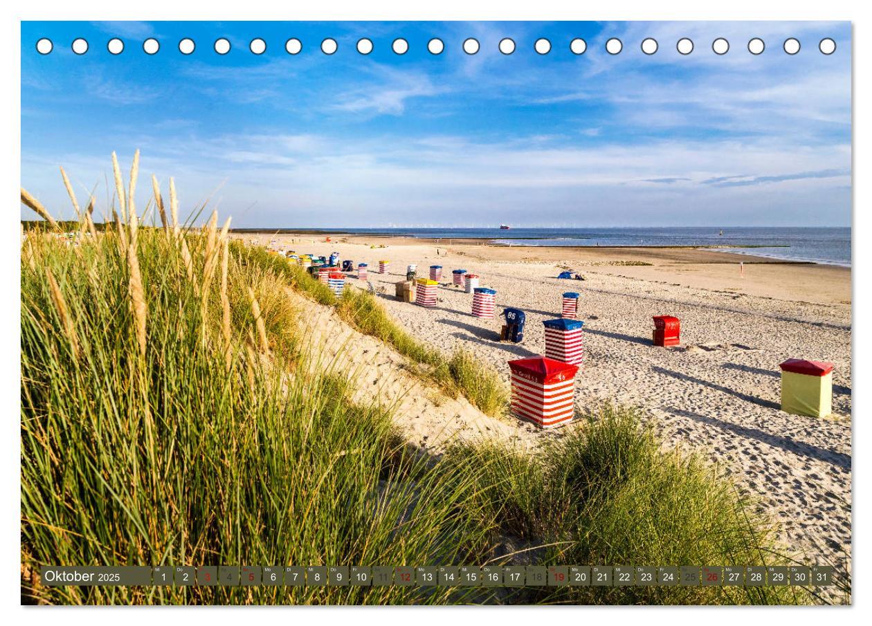 Bild: 9783435348824 | BORKUM Trauminsel in der Nordsee (Tischkalender 2025 DIN A5 quer),...