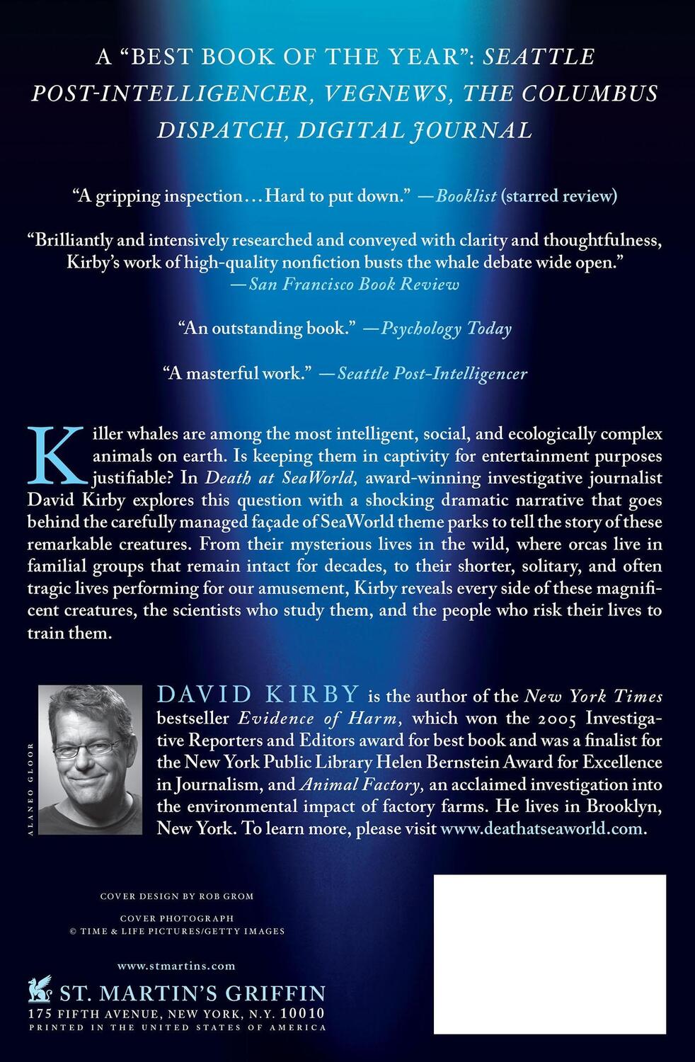 Rückseite: 9781250031259 | Death at Seaworld | David Kirby | Taschenbuch | Englisch | 2013