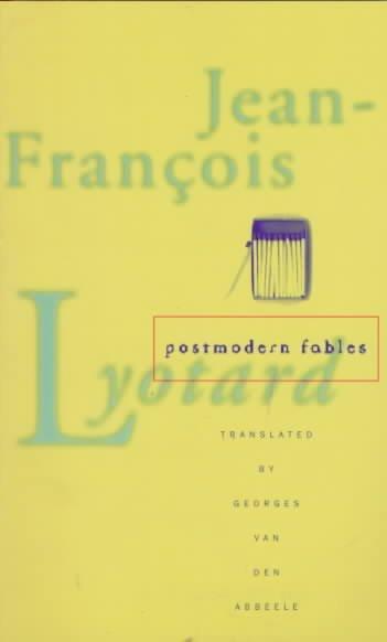 Cover: 9780816625550 | Postmodern Fables | Jean-Francois Lyotard | Taschenbuch | Englisch