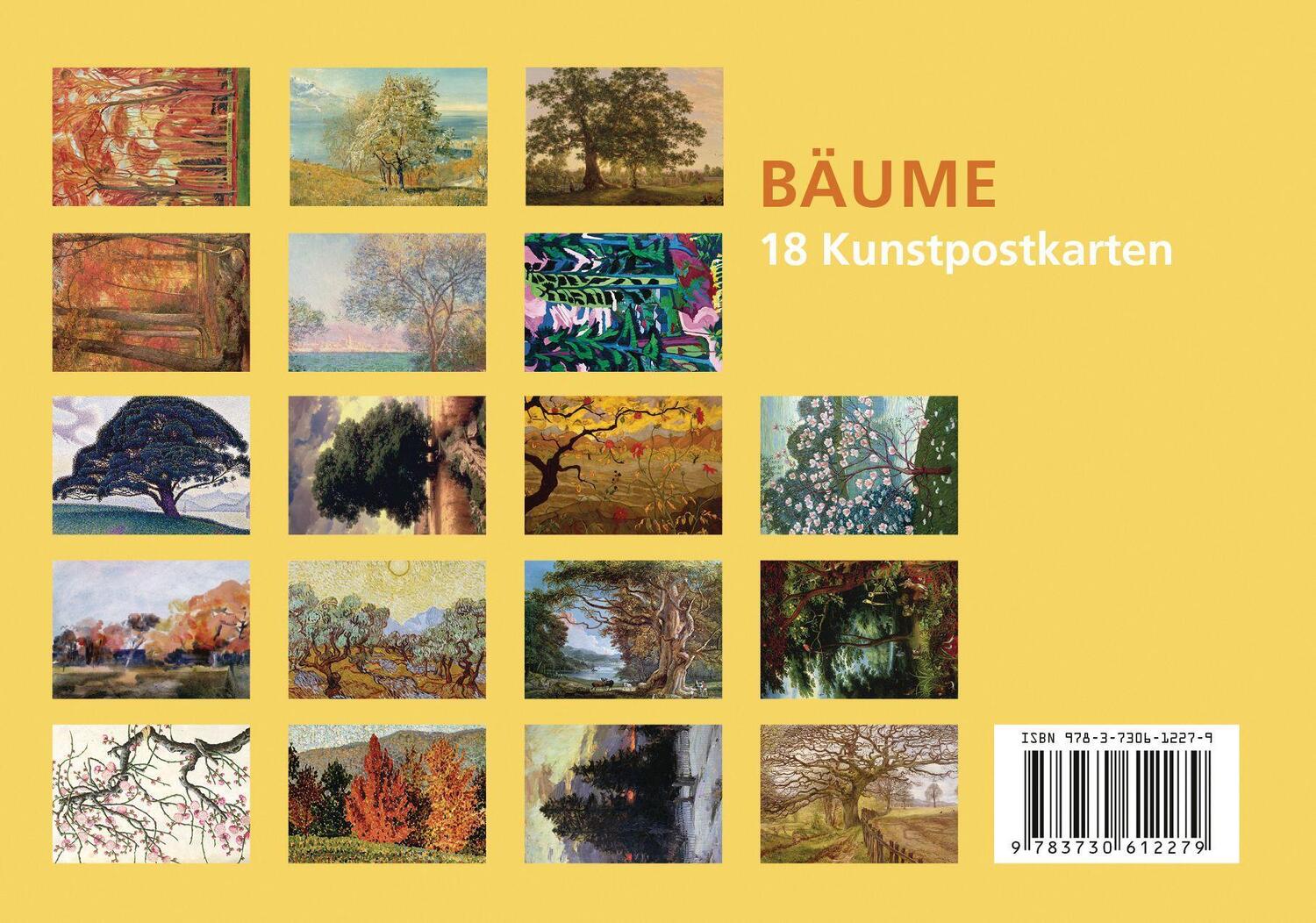 Bild: 9783730612279 | Postkarten-Set Bäume | 18 Kunstpostkarten aus hochwertigem Karton.