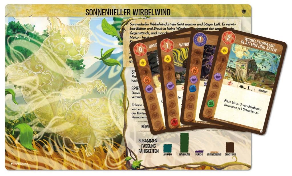 Cover: 4250231737473 | Spirit Island: Sonnenheller Wirbelwind (Mini-Erweiterung) | Spiel