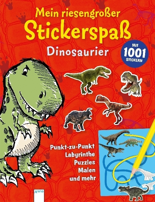 Cover: 9783401709338 | Mein riesengroßer Stickerspaß. Dinosaurier | Mel Plehov | Taschenbuch