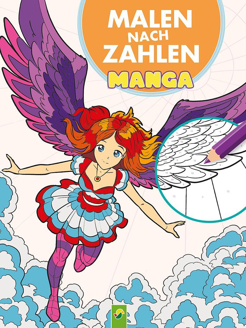 Cover: 9783849945183 | Malen nach Zahlen Manga | Schwager &amp; Steinlein Verlag | Taschenbuch