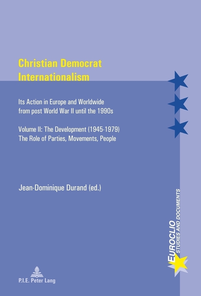 Cover: 9782875741226 | Christian Democrat Internationalism | Jean-Dominique Durand | Buch