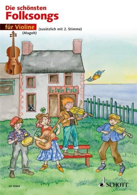 Cover: 9783795755454 | Die schönsten Folksongs für Violine | 1-2 Violinen. Spielpartitur.