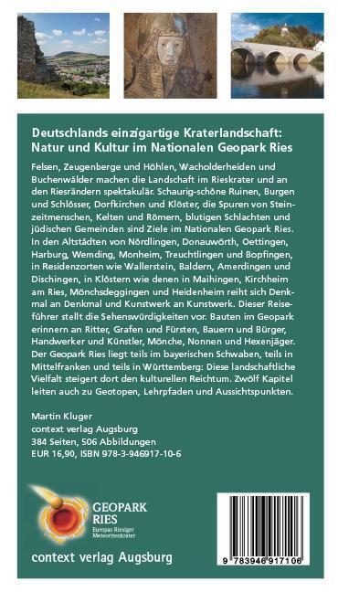 Bild: 9783946917106 | Nationaler Geopark Ries | Landschaft. Geschichte. Kultur. | Kluger