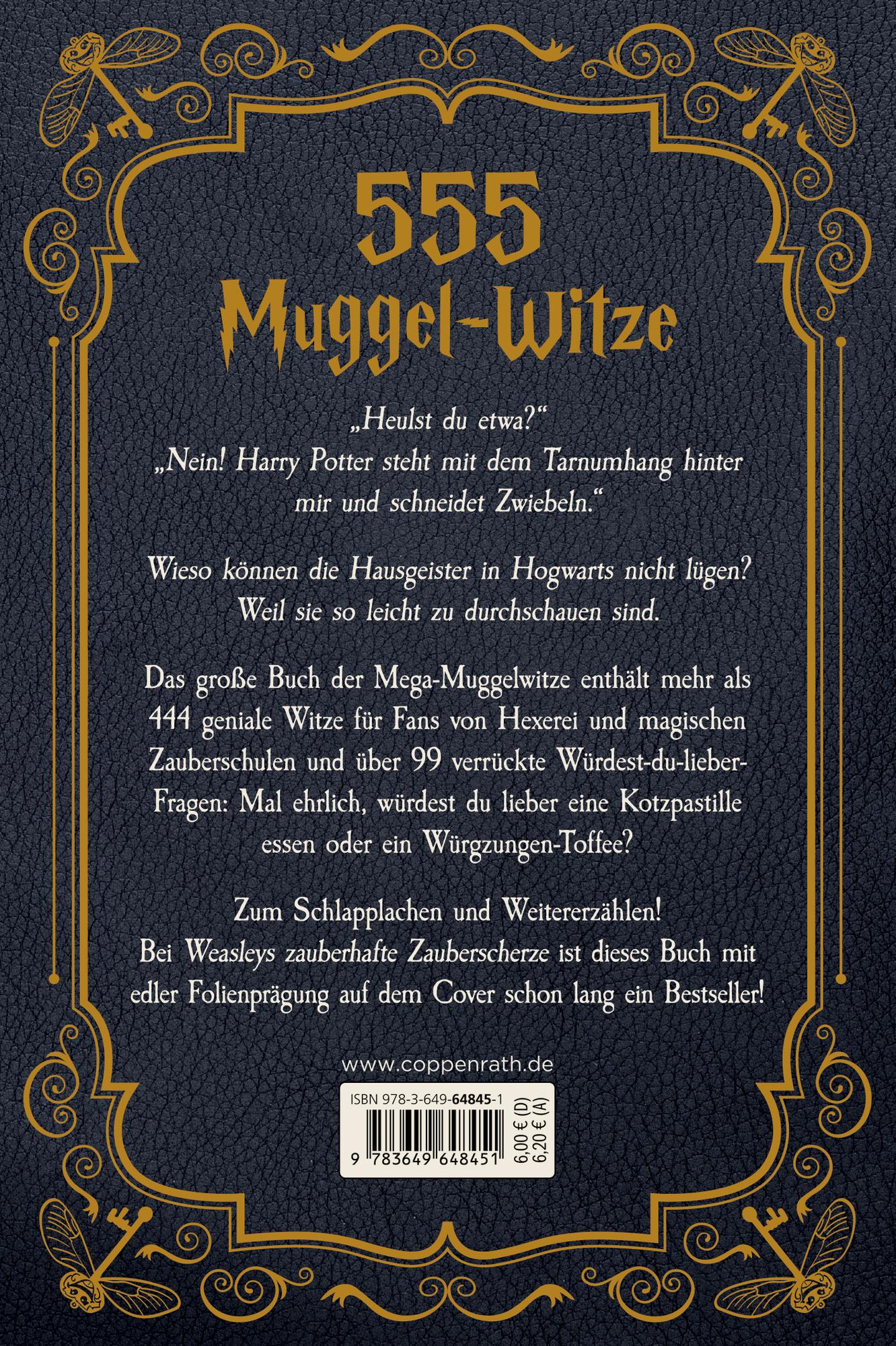 Rückseite: 9783649648451 | 555 Muggel-Witze | Heide Witzka | Taschenbuch | 160 S. | Deutsch