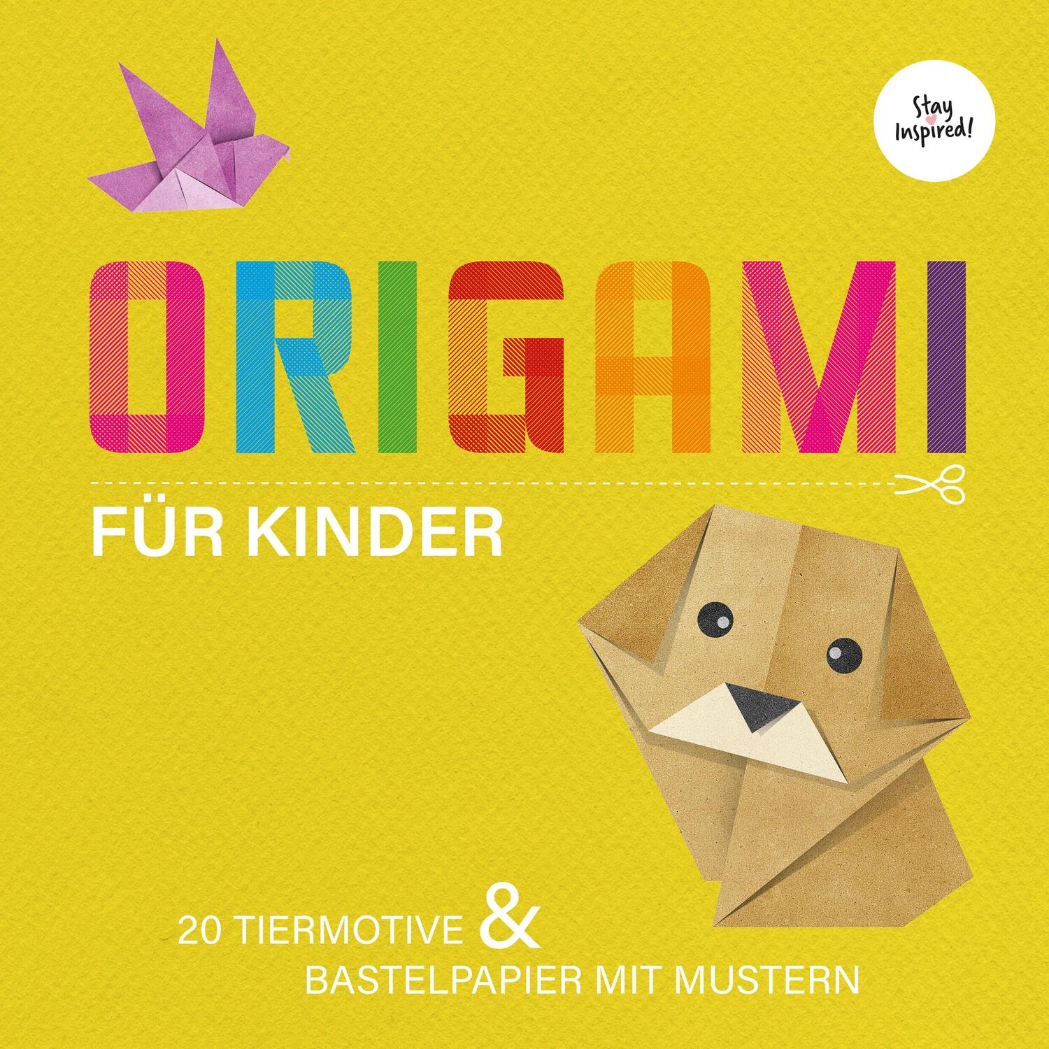 Cover: 9783985959860 | Origami für Kinder | 20 Tiermotive &amp; Bastelpapier mit Mustern | Wirth