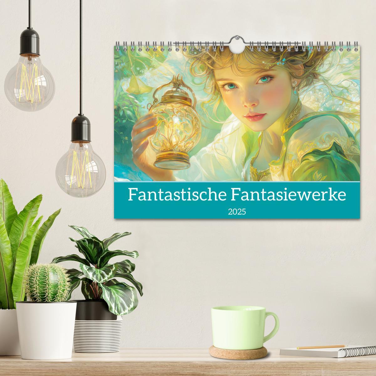 Bild: 9783457201541 | Fantastische Fantasiewerke (Wandkalender 2025 DIN A4 quer),...