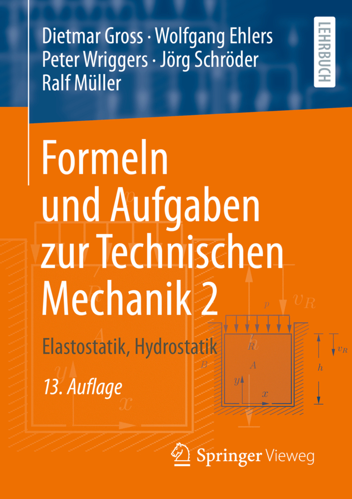 Cover: 9783662650516 | Formeln und Aufgaben zur Technischen Mechanik 2 | Gross (u. a.) | Buch