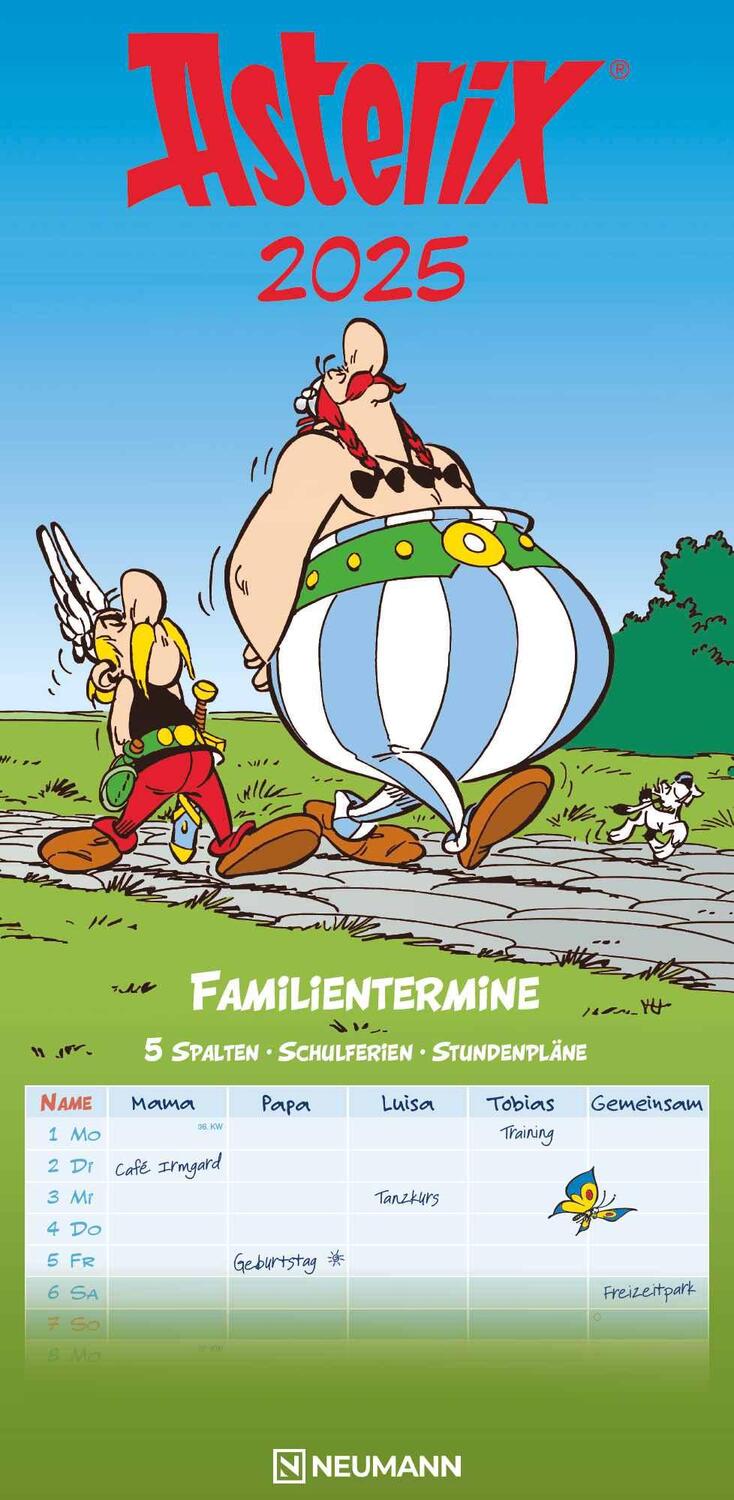Cover: 4002725994523 | Asterix 2025 Familienplaner - Familien-Timer - Termin-Planer - Kids...