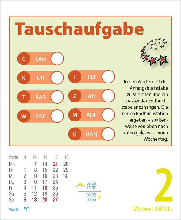 Bild: 9783731877387 | Gehirnjogging 2025 | Verlag Korsch | Kalender | 328 S. | Deutsch