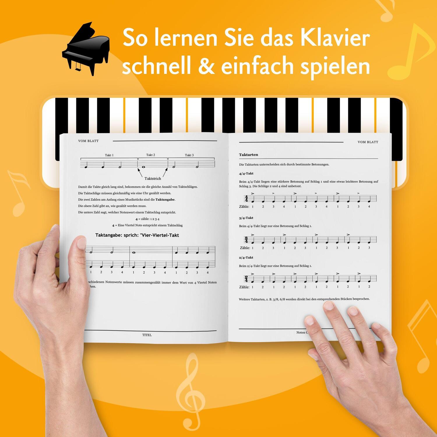 Bild: 9783968901053 | Klavier lernen schnell & einfach | Franz Titscher | Broschüre | 2021