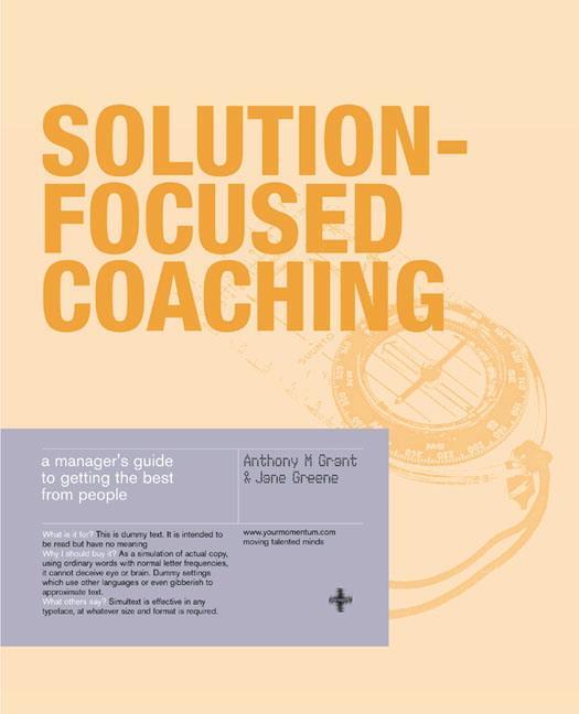 Cover: 9781843040286 | Solution-Focused Coaching | Managing People in A Complex World | Buch