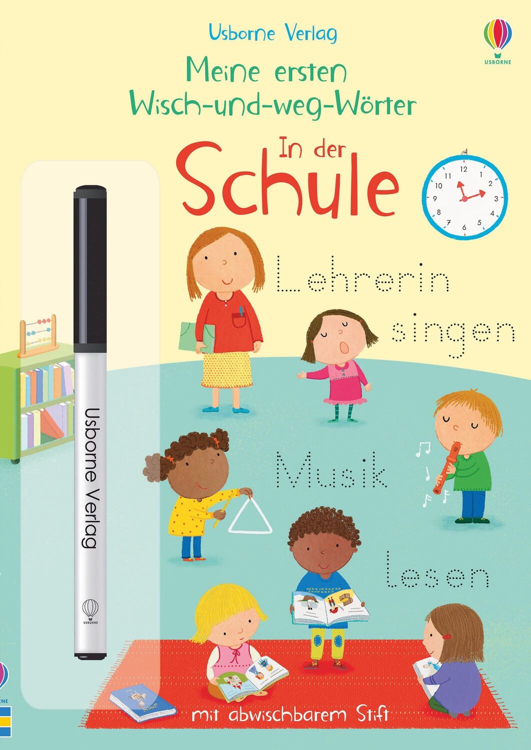 Cover: 9781789412901 | Meine ersten Wisch-und-weg-Wörter: In der Schule | Felicity Brooks