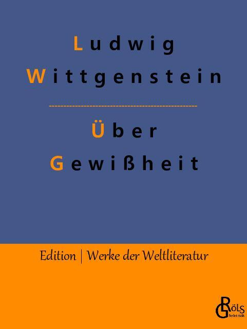 Cover: 9783988830067 | Über Gewißheit | Ludwig Wittgenstein | Taschenbuch | Paperback | 2023
