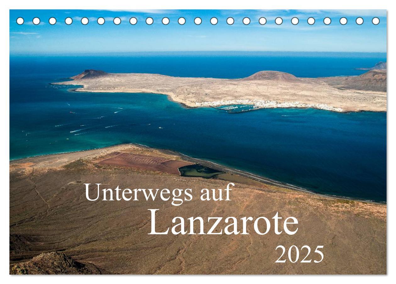 Cover: 9783435720897 | Unterwegs auf Lanzarote (Tischkalender 2025 DIN A5 quer), CALVENDO...