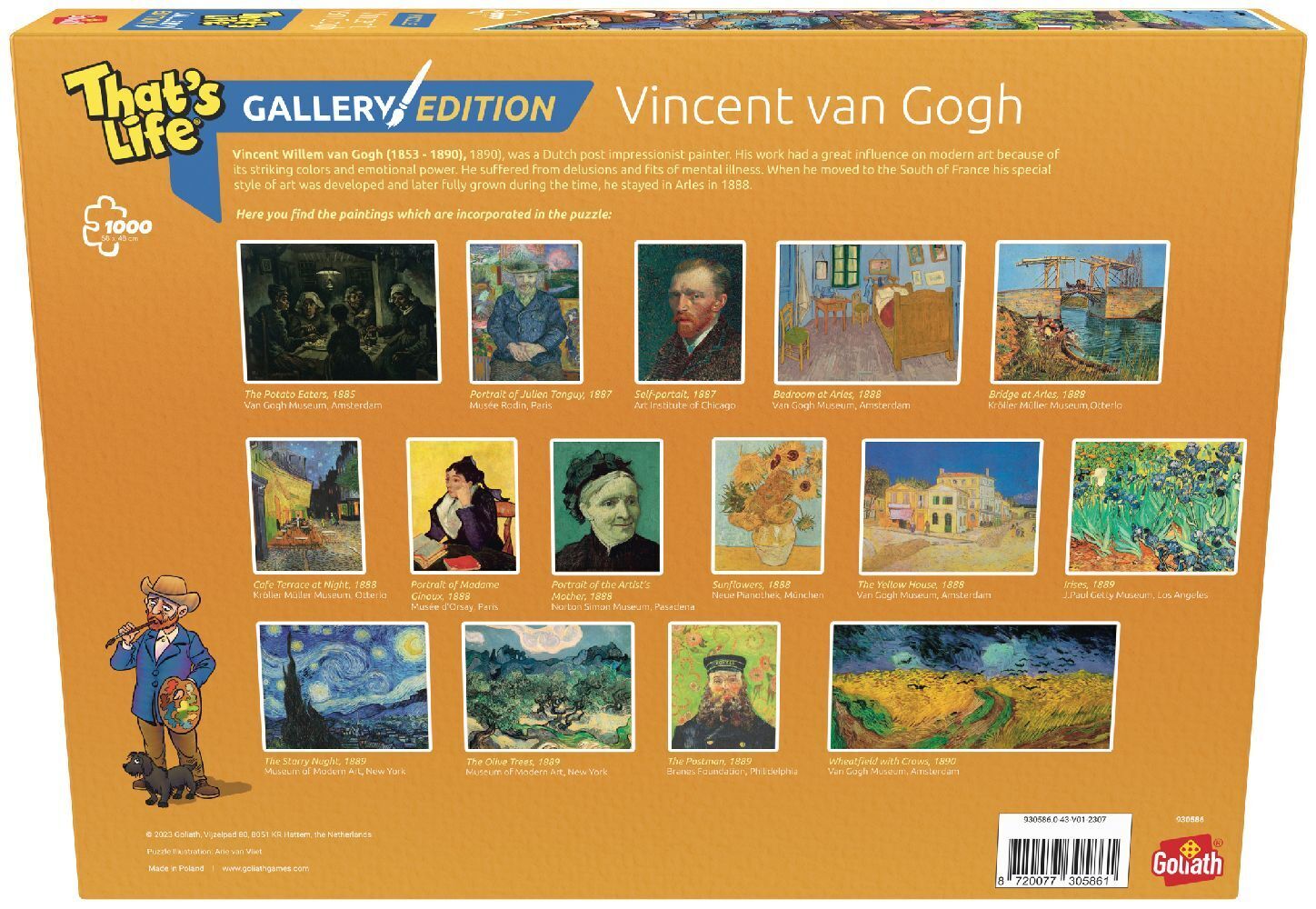 Bild: 8720077305861 | That's Life - Gallery Edition - Vincent van Gogh '23 | Spiel | 930586