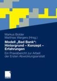 Cover: 9783834933454 | Modell ¿Bad Bank¿: Hintergrund - Konzept - Erfahrungen | Taschenbuch