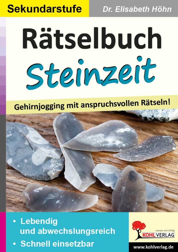 Cover: 9783985583331 | Rätselbuch Steinzeit | Gehirnjogging mit anspruchsvollen Rätseln!