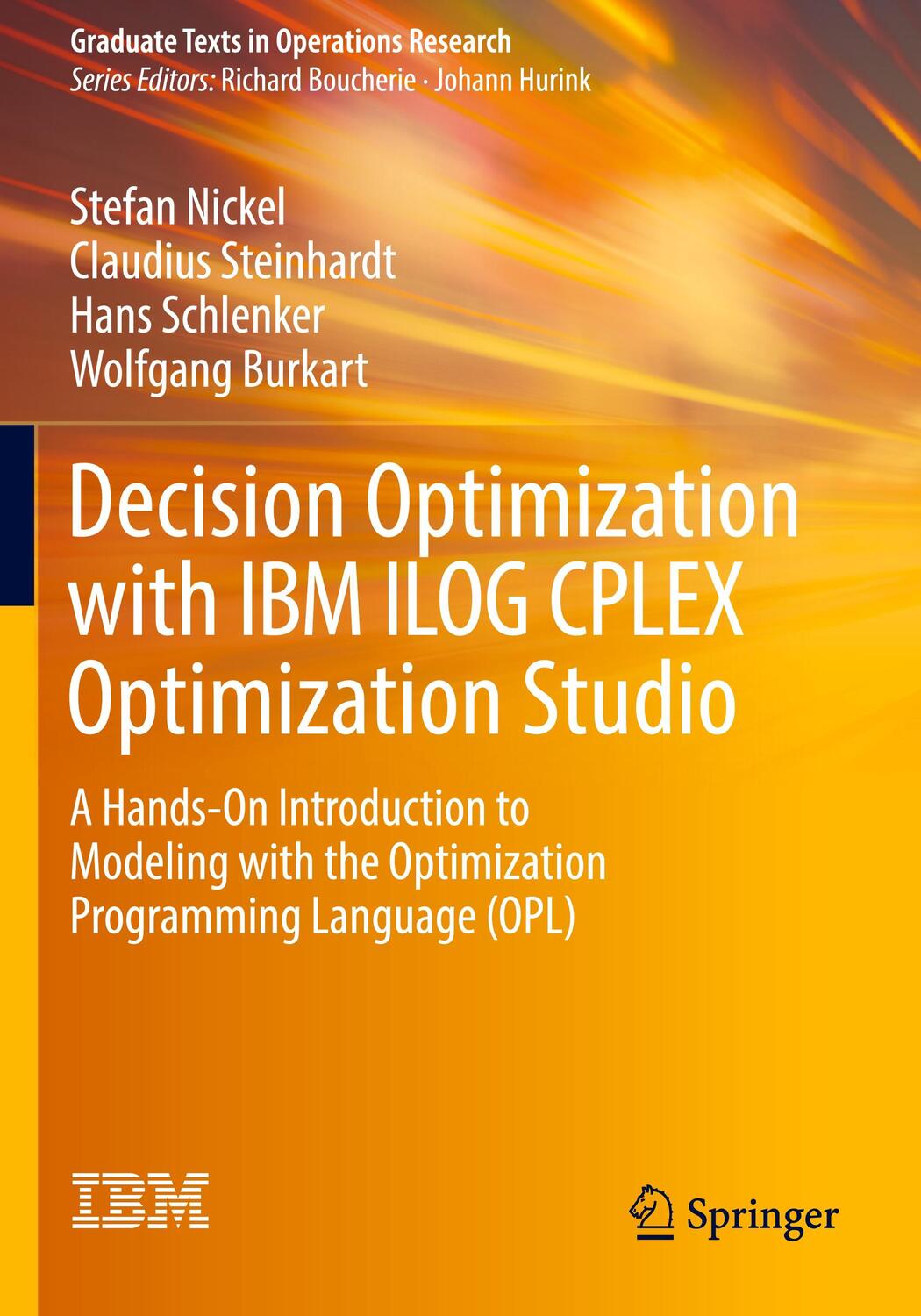 Cover: 9783662654835 | Decision Optimization with IBM ILOG CPLEX Optimization Studio | Buch