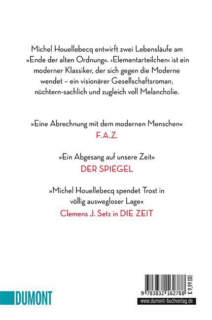 Rückseite: 9783832162788 | Elementarteilchen | Michel Houellebecq | Taschenbuch | Deutsch | 2014