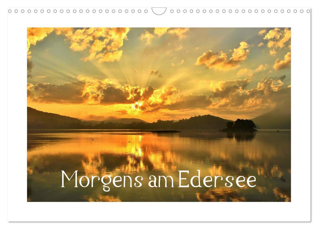 Cover: 9783383484995 | Morgens am Edersee (Wandkalender 2024 DIN A3 quer), CALVENDO...
