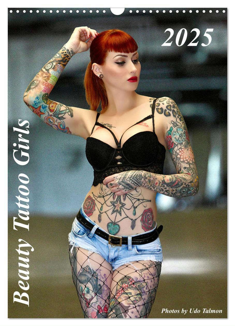 Cover: 9783435861323 | Beauty Tattoo Girls 2025 (Wandkalender 2025 DIN A3 hoch), CALVENDO...