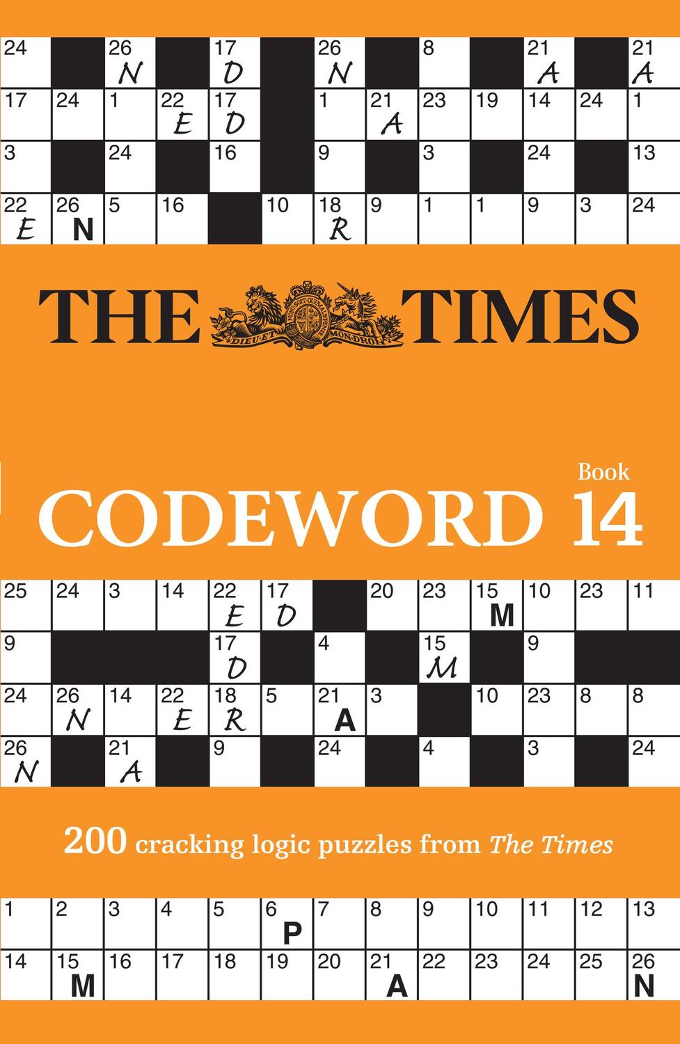 Cover: 9780008535933 | The Times Codeword Book 14: 200 Cracking Logic Puzzles from the Times