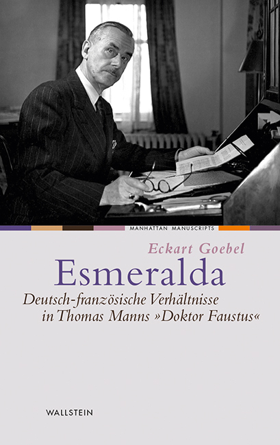 Cover: 9783835316096 | Esmeralda | Eckart Goebel | Buch | 335 S. | Deutsch | 2015 | Wallstein