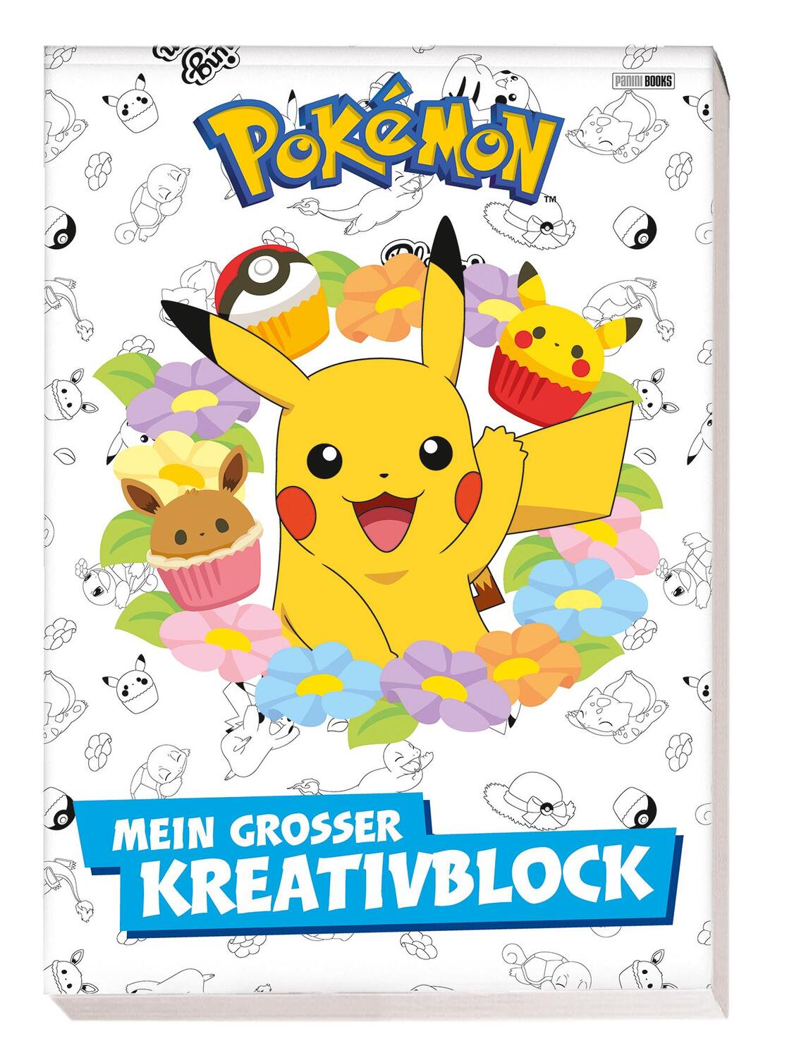 Cover: 9783833242854 | Pokémon: Mein großer Kreativblock | Malblock | Panini | Taschenbuch