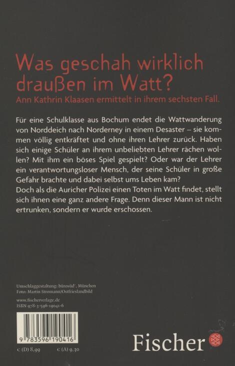 Rückseite: 9783596190416 | Ostfriesenangst | Kriminalroman | Klaus-Peter Wolf | Taschenbuch