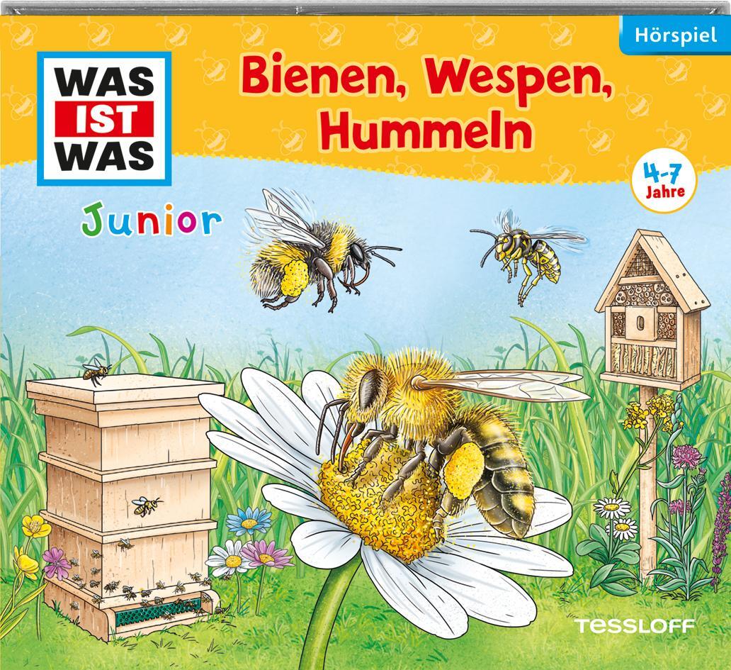 Cover: 9783788643485 | WAS IST WAS Junior Hörspiel. Bienen, Wespen, Hummeln | Hagitte (u. a.)