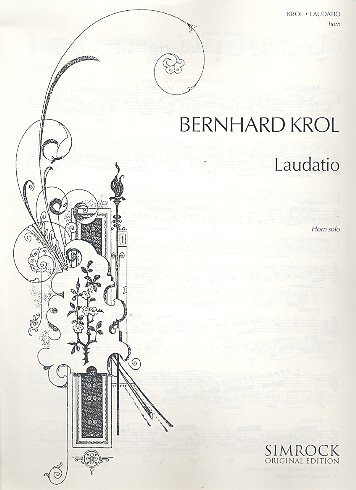 Cover: 9790221100719 | Laudatio | Bernhard Krol | Buch | Simrock - Benjamin (Elite Edition)