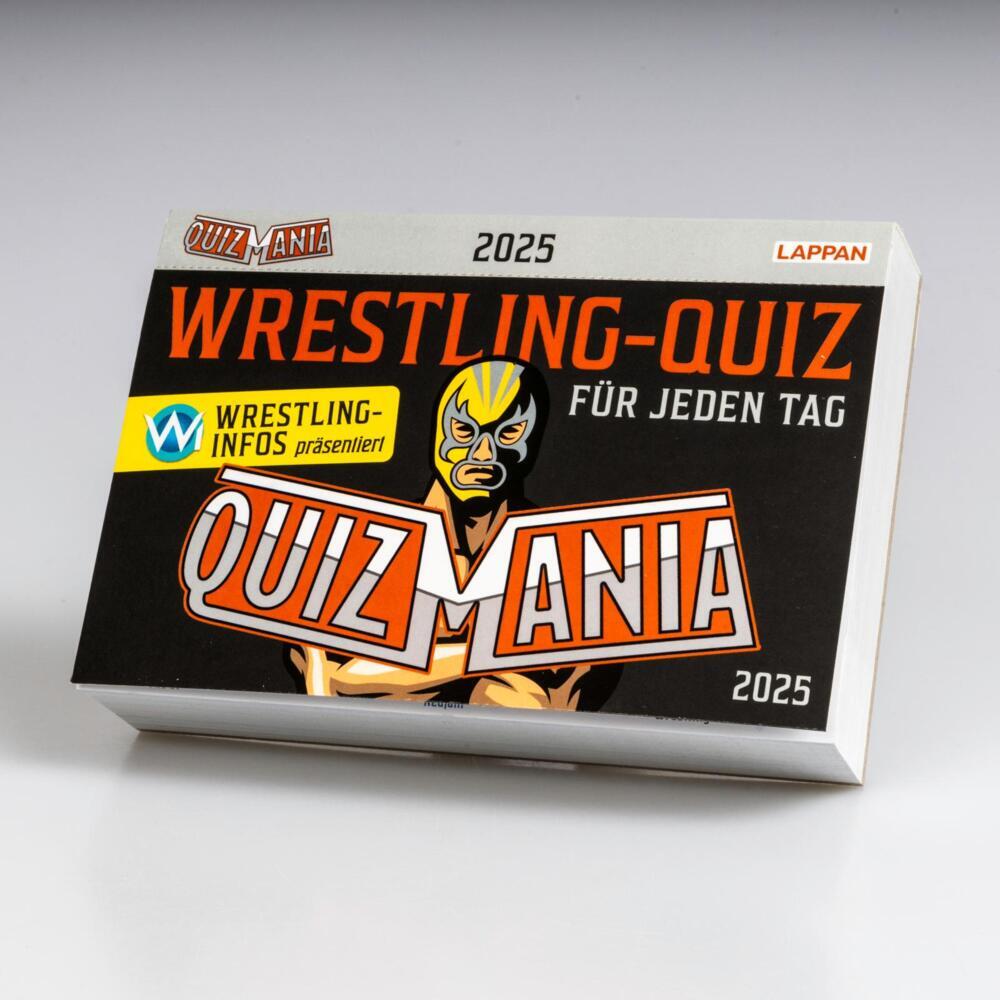 Bild: 9783830321507 | QuizMania - Das Wrestling-Quiz für jeden Tag 2025 | Kalender | 640 S.