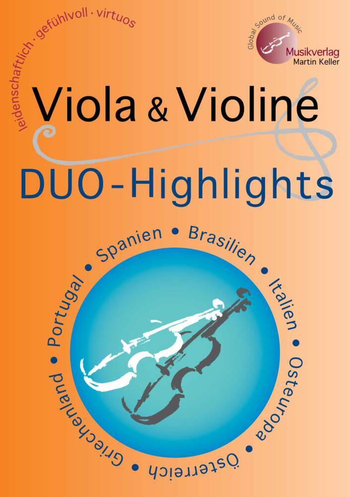 Cover: 9783941049147 | Viola &amp; Violine: DUO-Highlights | Engl/frz/dt, Noten | Martin Keller