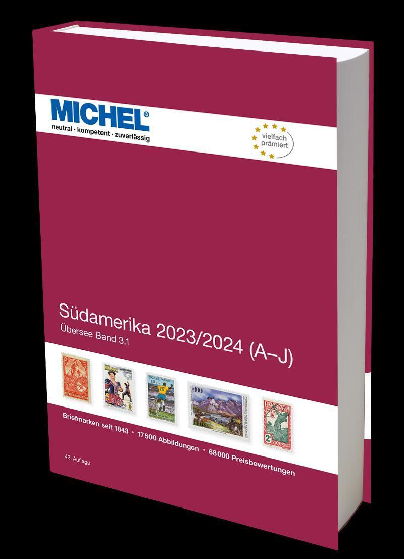 Cover: 9783954024391 | MICHEL Südamerika A-J 2023/2024 | Ü 3.1 | MICHEL-Redaktion | Buch