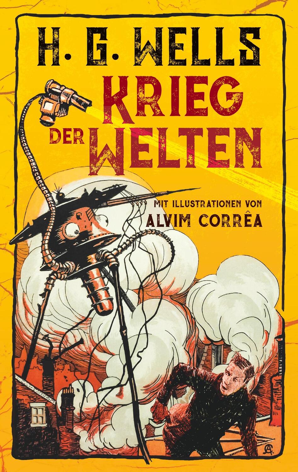 Cover: 9783965450097 | Krieg der Welten. H. G. Wells (Illustrierte Ausgabe) | H. G. Wells