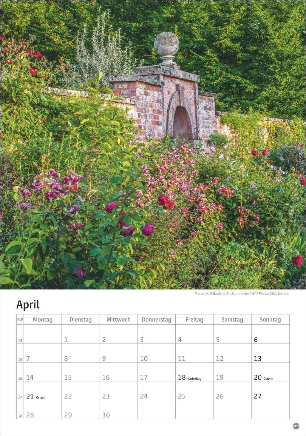 Bild: 9783756405572 | Gartenzauber Kalender 2025 | Heye | Kalender | Spiralbindung | 13 S.