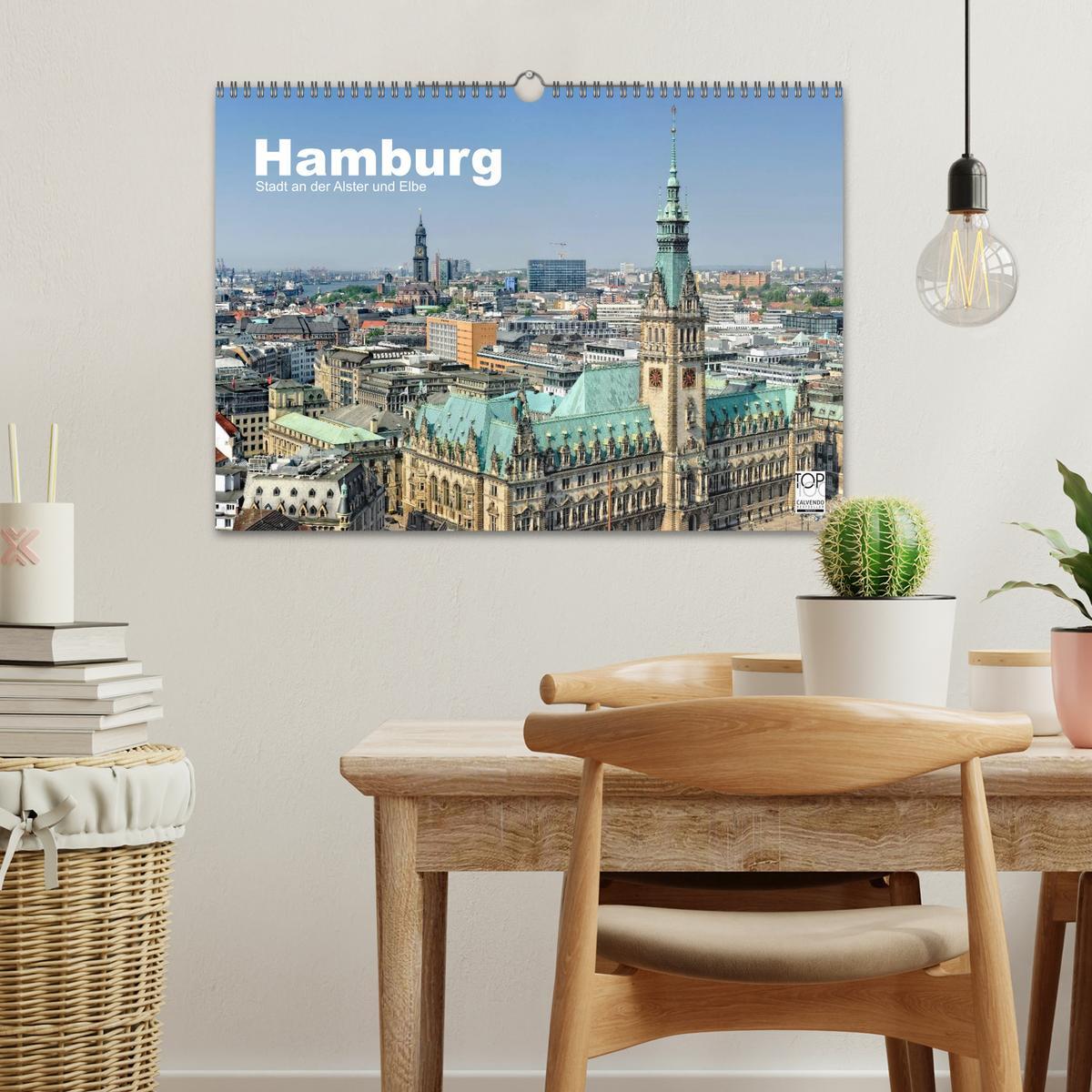 Bild: 9783435508815 | Hamburg Stadt an der Alster und Elbe (Wandkalender 2025 DIN A3...