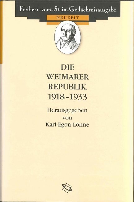 Cover: 9783534048236 | Die Weimarer Republik 1918-1933 | Karl E Lönne | Buch | 496 S. | 2002