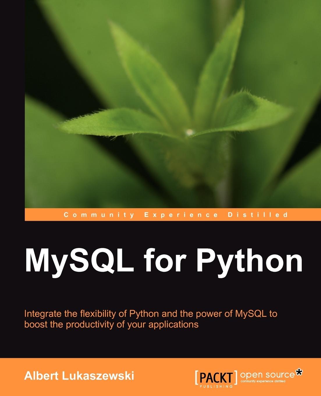 Cover: 9781849510189 | MySQL for Python | Database Access Made Easy | Albert Lukaszewski