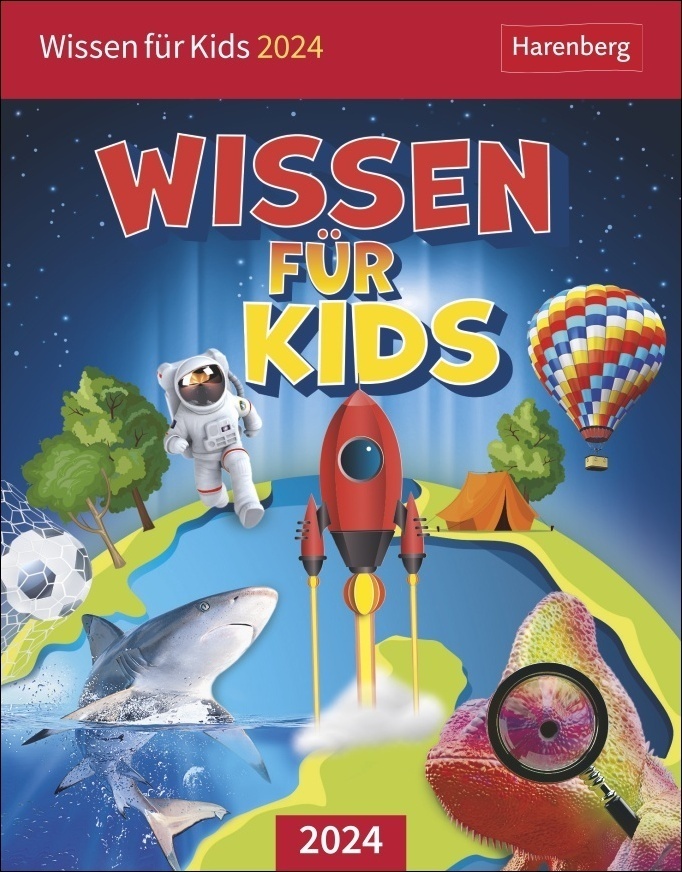 Cover: 9783840029189 | Wissen für Kids Tagesabreißkalender 2024. Spannende Fragen und...